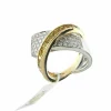ALFIERI & ST JOHN - Bague en or, saphirs jaunes et diamants certificat IGI
