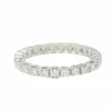 Alliance américaine en or blanc et diamants 1ct
