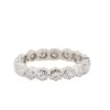 Alliance américaine en or blanc et diamants 0.70ct