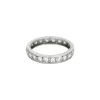 Alliance Américaine or blanc et diamants