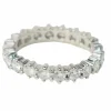 Alliance américaine or blanc et diamants