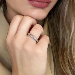 Alliance Américaine Or Blanc Diamants