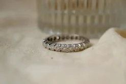 Alliance américaine Or blanc Diamants