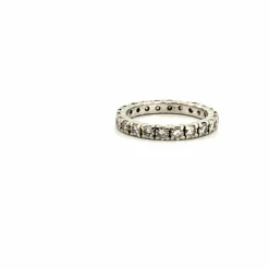 Alliance Américaine or blanc et diamants