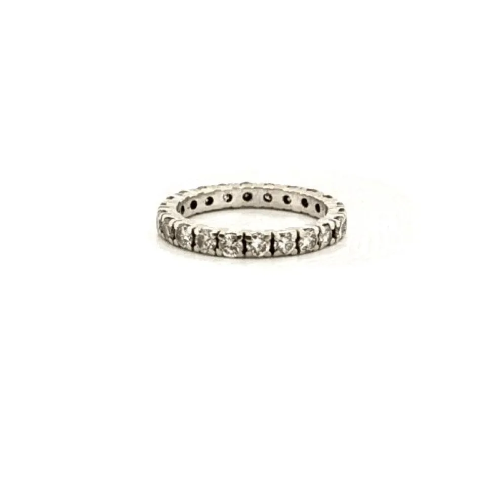 Alliance Américaine or blanc et diamants