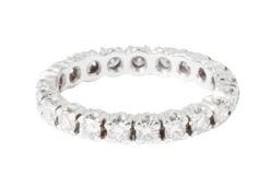 Alliance américaine or gris diamant