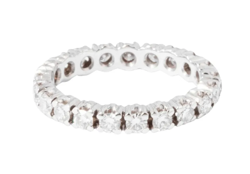 Alliance américaine or gris diamant