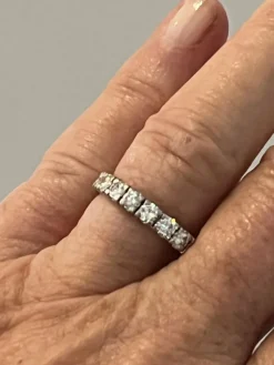Alliance Américaine Platine Diamants 1,50 ct