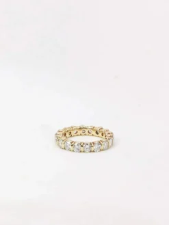 Alliance américaine vintage diamants