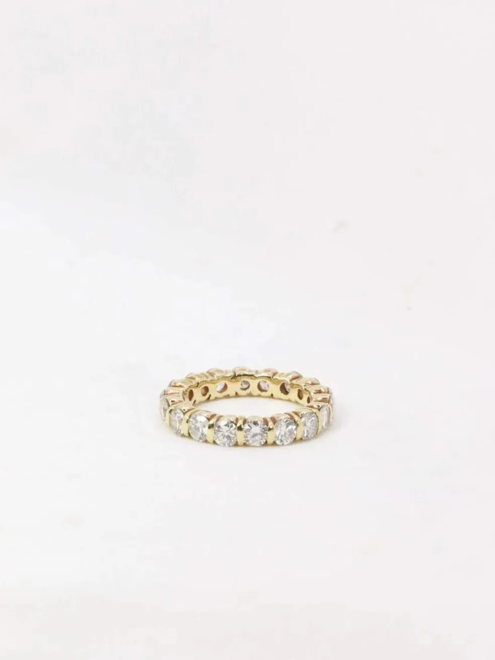 Alliance américaine vintage diamants