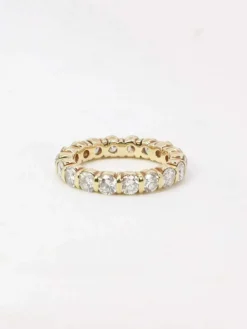 Alliance américaine vintage diamants