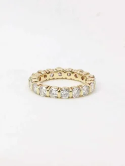 Alliance américaine vintage diamants