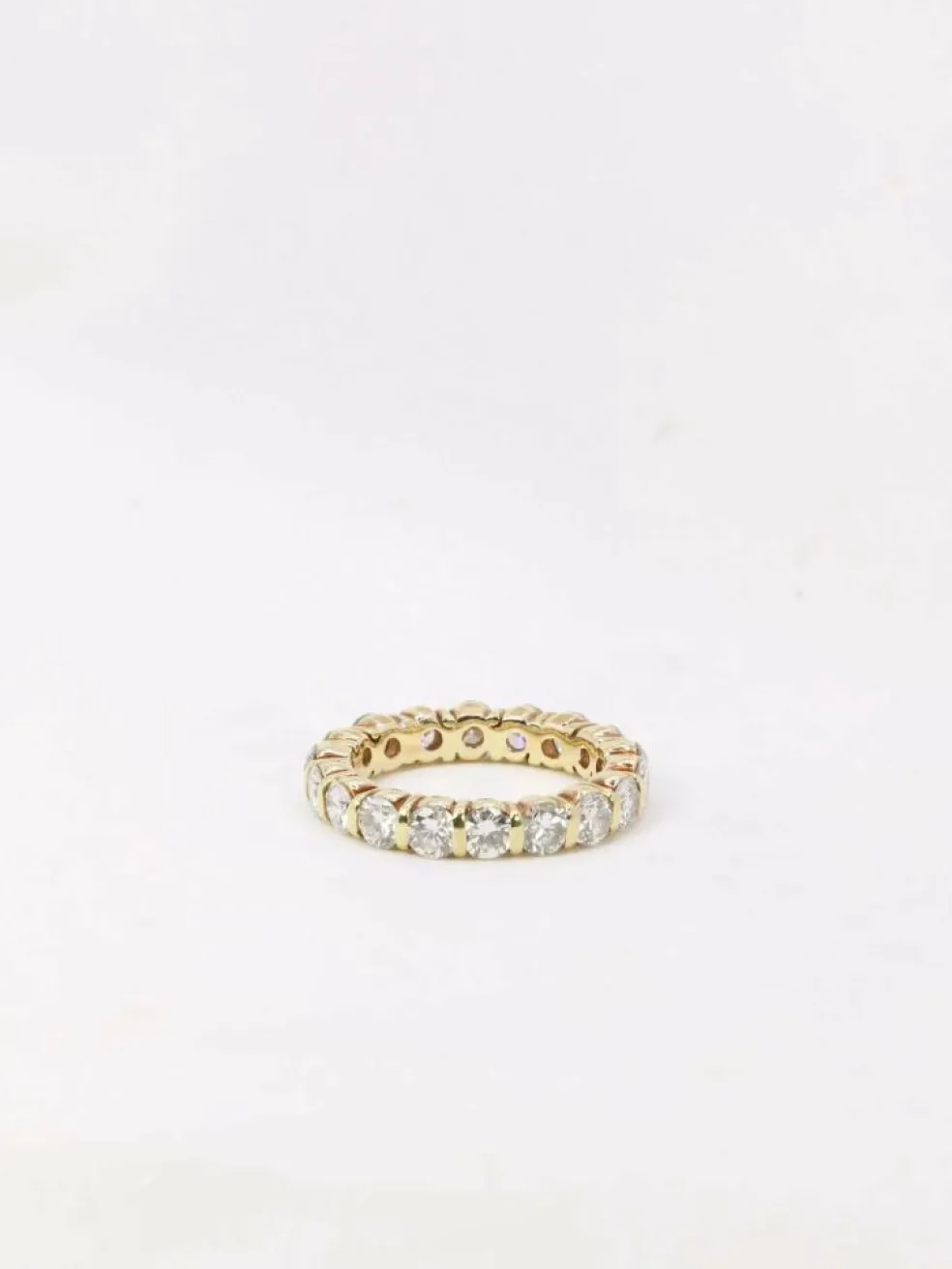 Alliance américaine vintage diamants