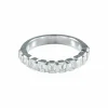 ALLIANCE DEMI TOUR DIAMANTS OR BLANC