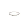 Alliance Demi Tour Diamants Or Gris