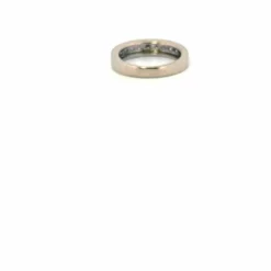 Alliance Demi-Tour Or Blanc 18k & Diamants