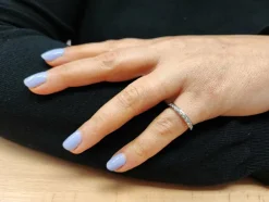 Alliance diamants or blanc