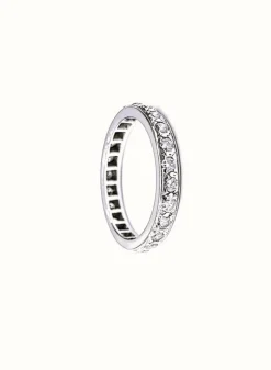 Alliance diamants or blanc