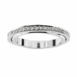 Alliance double diamants 0,46 ct