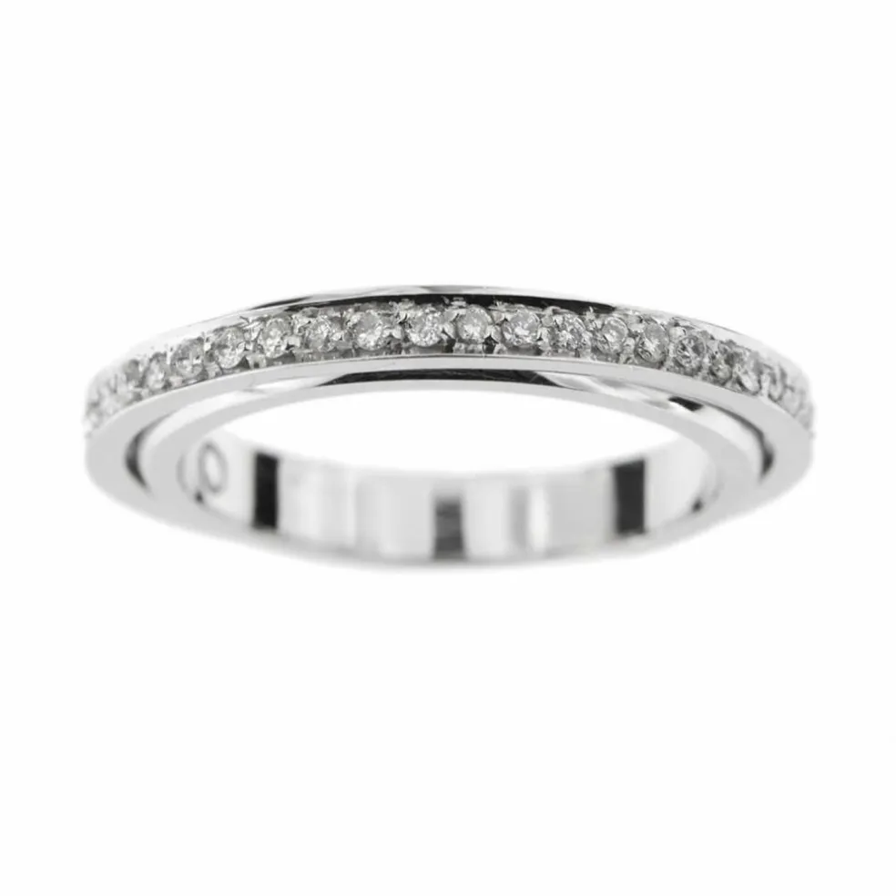 Alliance double diamants 0,46 ct