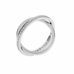 Alliance double diamants 0,46 ct