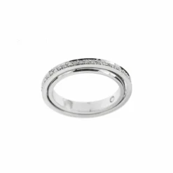 Alliance double diamants 0,46 ct