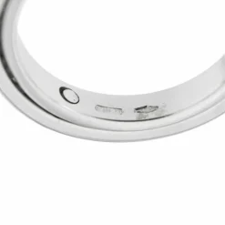 Alliance double diamants 0,46 ct