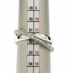 Alliance double diamants 0,46 ct