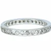 Alliance en or blanc 18 carats et diamants