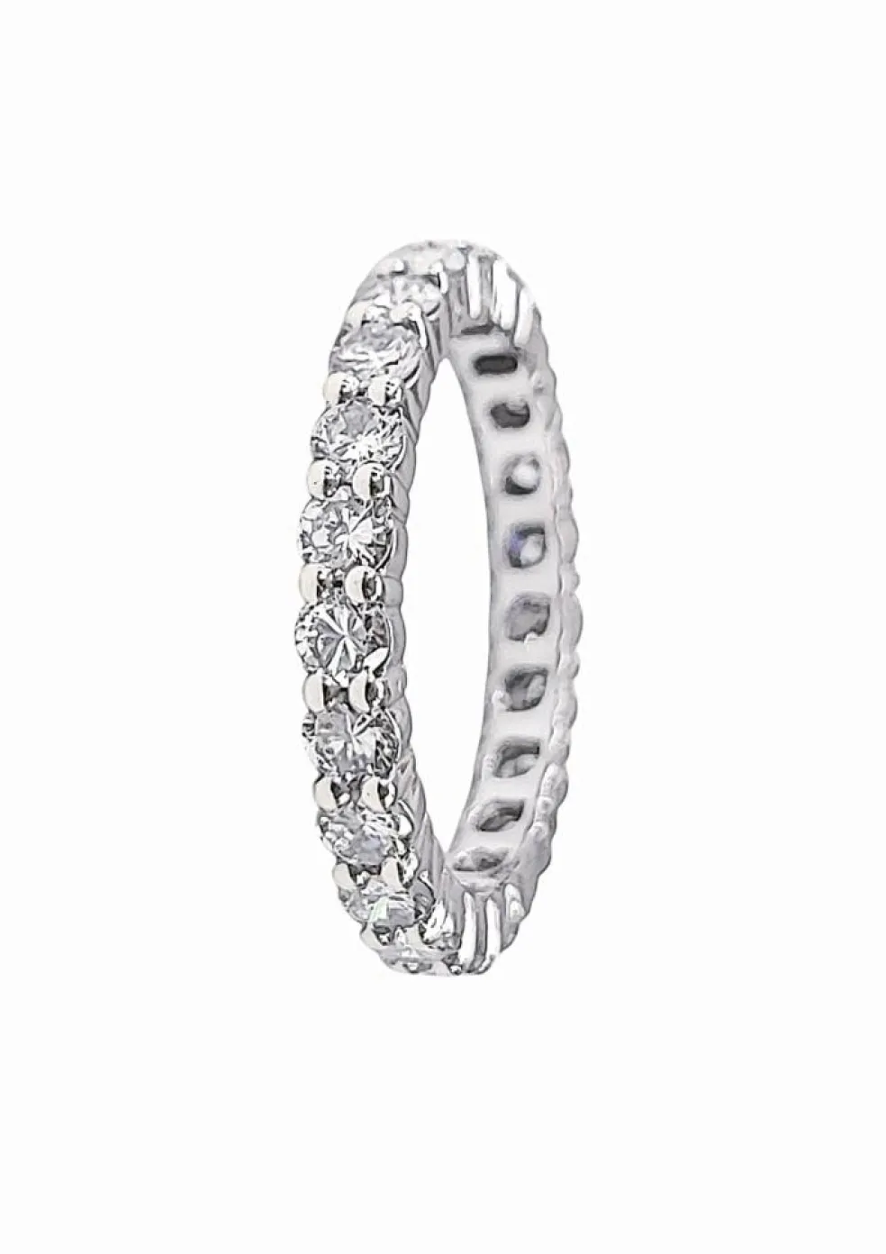 Alliance en or blanc et diamants 1,50ct