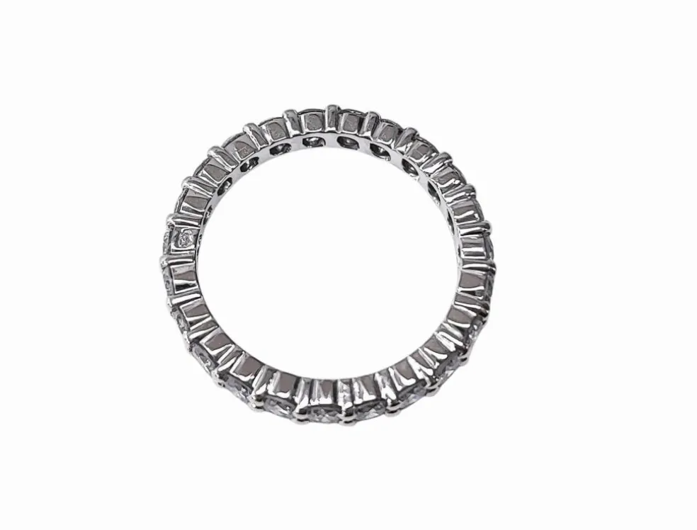 Alliance en or blanc et diamants 1,50ct