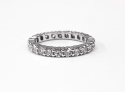 Alliance en or blanc et diamants 1,50ct