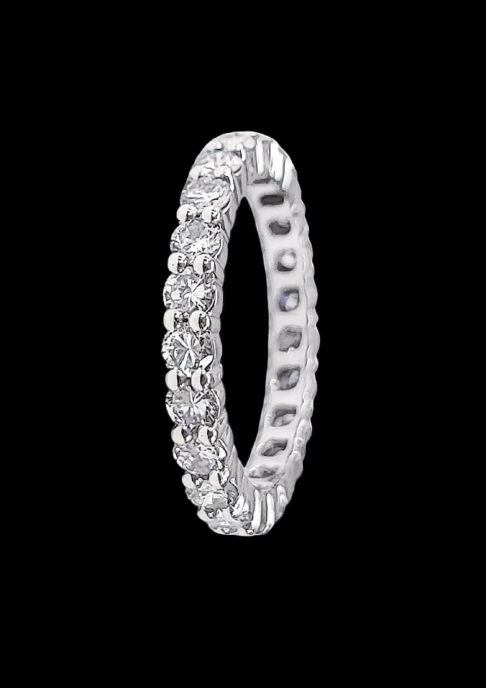 Alliance en or blanc et diamants 1,50ct