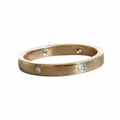 Alliance en or jaune 18 carats