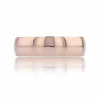 Alliance homme or rose large