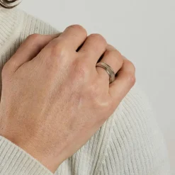 Alliance or blanc 18 carats