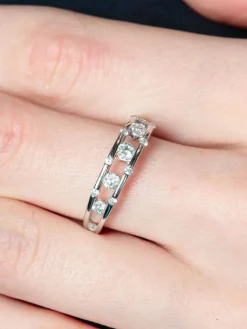 Alliance Or Blanc Diamants