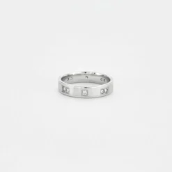 Alliance or blanc diamants