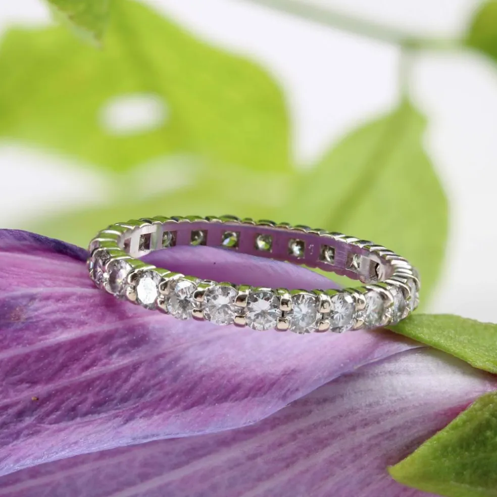 Alliance or blanc diamants occasion