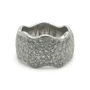 Alliance or blanc et diamant 1,50 ct