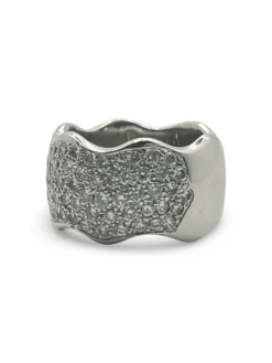 Alliance or blanc et diamant 1,50 ct