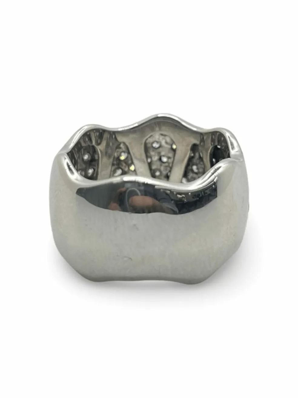 Alliance or blanc et diamant 1,50 ct