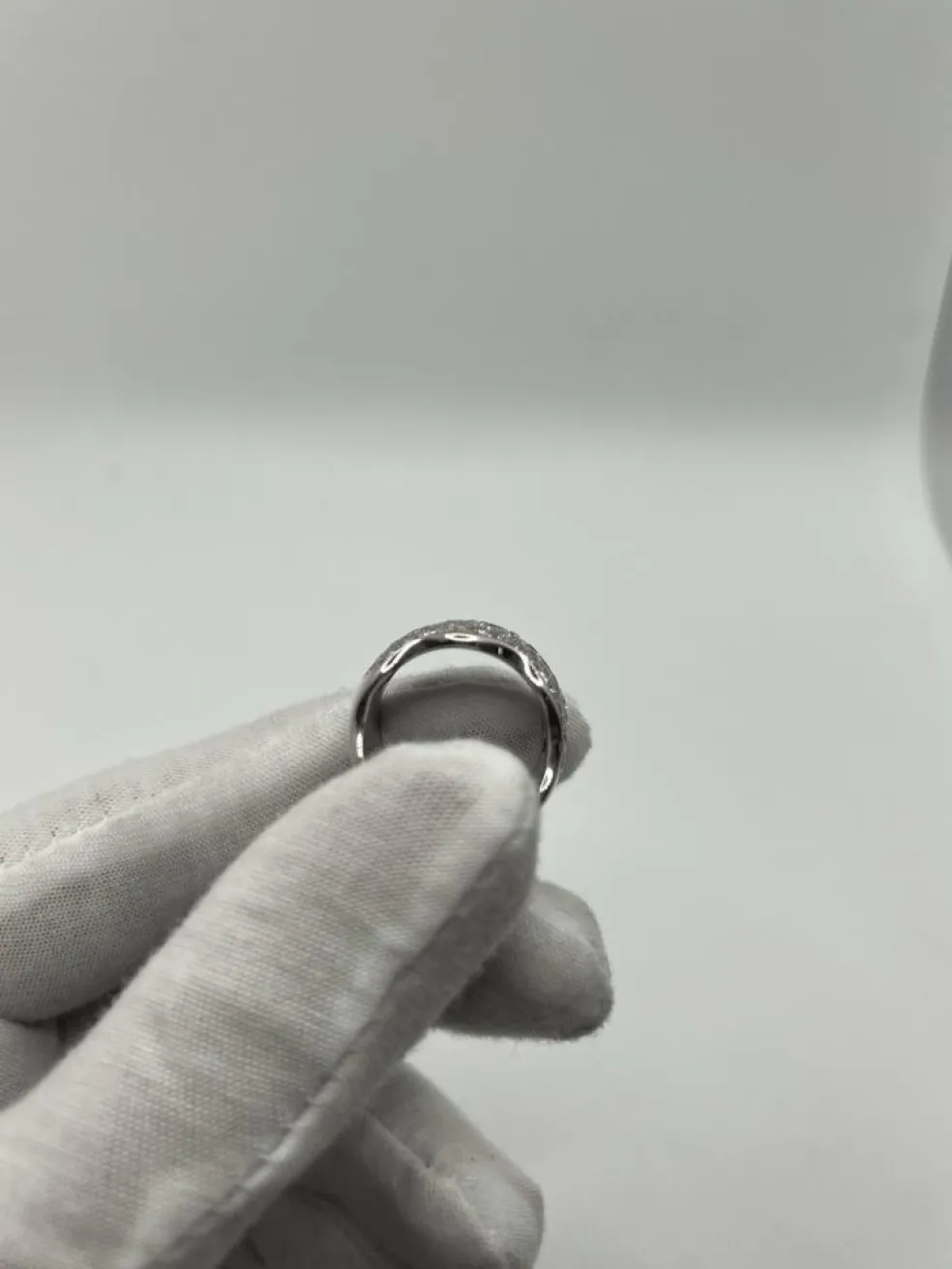 Alliance or blanc et diamant 1,50 ct