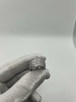 Alliance or blanc et diamant 1,50 ct