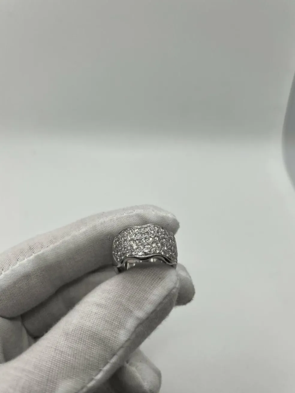 Alliance or blanc et diamant 1,50 ct