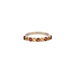 Alliance or et citrine et grenat