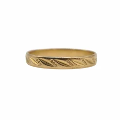 Alliance or jaune 18 carats