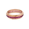 Alliance Or rose et Rubis