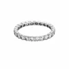 Alliance platine, or gris et diamants