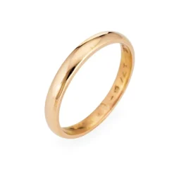 Alliance suédoise vintage en or jaune